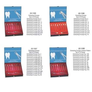 Extracting forceps set